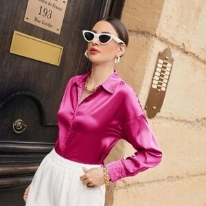 Pink shirt for woman size Small